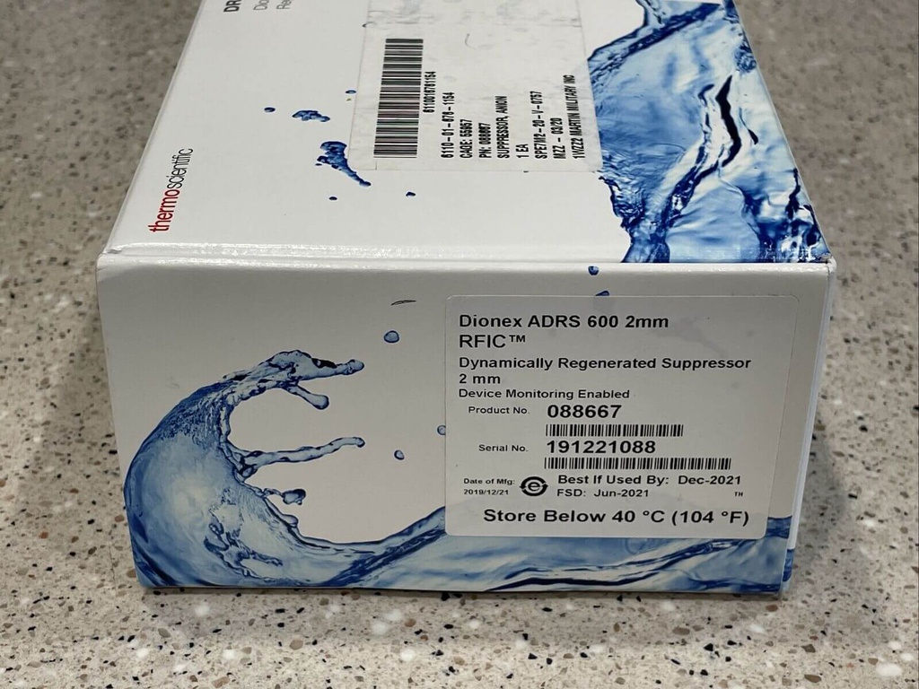 Dionex ADRS 600 2mm Anion Dynamically Regenerated Suppressor, Replaces # 082542/2021
