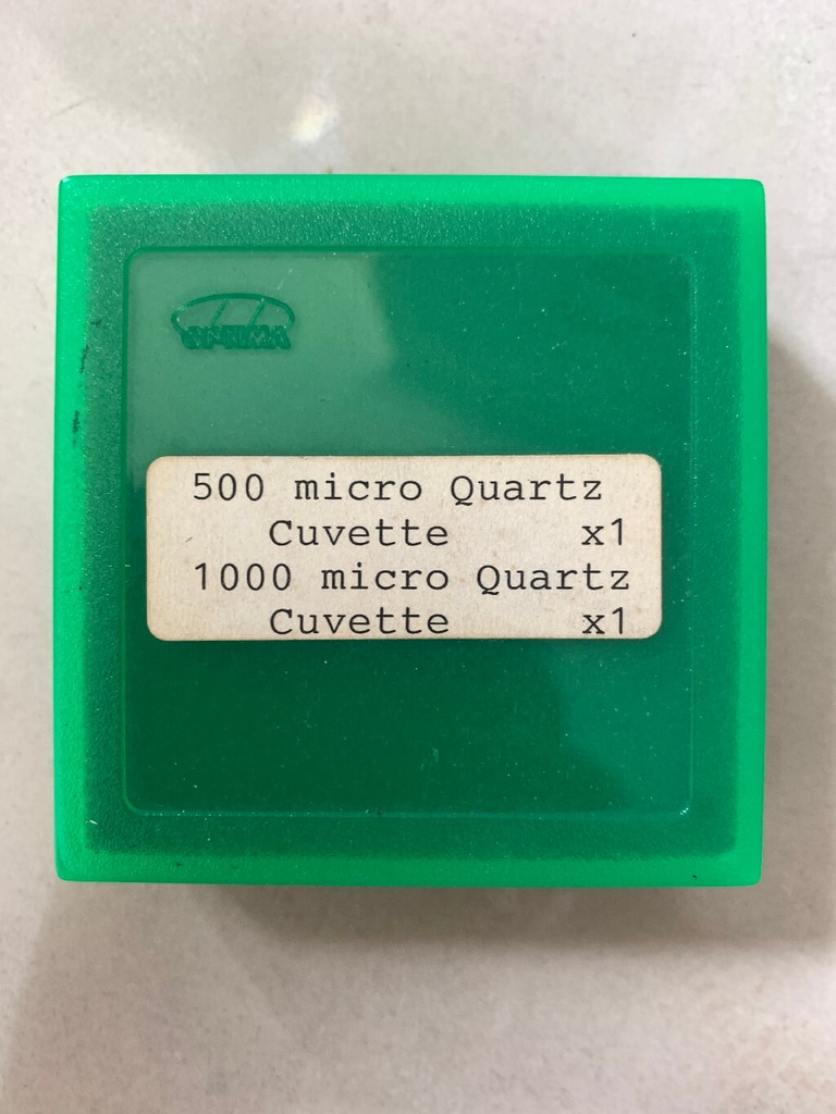 OPTIMA, 30006 Quartz 10(P) × 2 × 45  0.5 mL and 30007 Quartz 10(P) × 4 × 45  1.0 mL