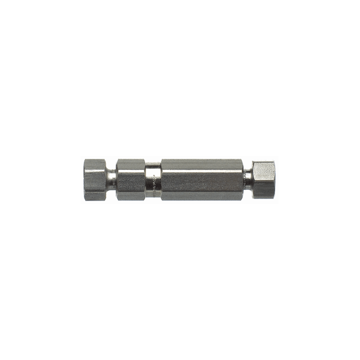 Union, zero-dead-volume, SS, with fittings, Part Number: 0100-0900