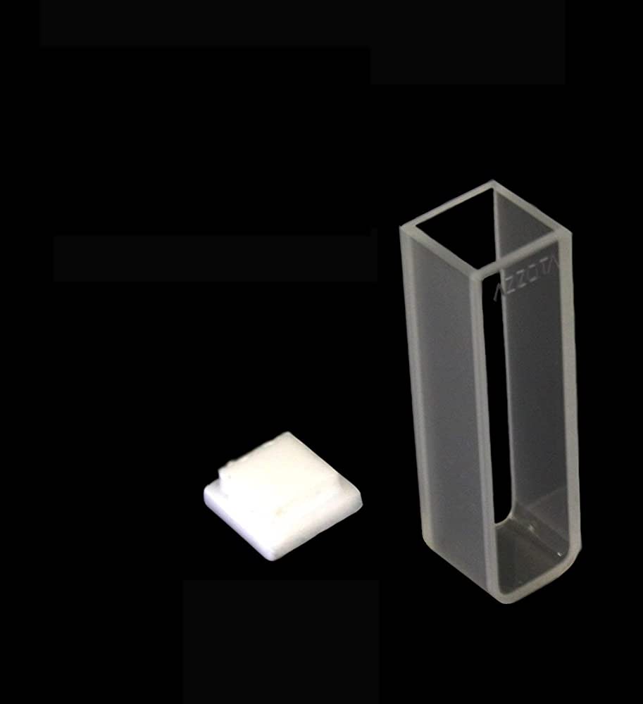 Quartz cell 10mm , (HxWxD mm): 45 x 12,5 x 12,5 mm, 1PK, Part Number: 1-Q-10-1