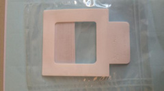 ChraSep, Sterile White PTFE sampling template with press 'hold' tab 5cm x 5cm, 10/pk, Part Number: G80222-P0007