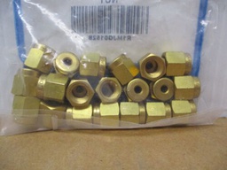 [B-202-1] Brass Nut for 1/8 in. Swagelok Tube Fitting, B-202-1, Part Number: B-202-1