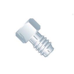 [U-400] Nut for 1/16&quot; OD Tubing. 10-32 Coned, Stainless Steel Male Nut, Part Number: U-400